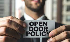 Having An Open Door Policy Is A Bad