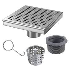 Stainless Steel Square Shower Drain