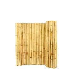 8 Ft W Natural Bamboo Fence Decorative