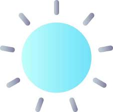 Sun Flat Gradient Color Ui Icon