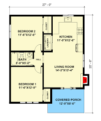 Scandinavian Style House Plan With 2