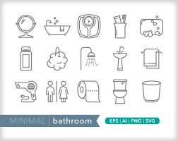 Bathroom Icons Restroom Icon