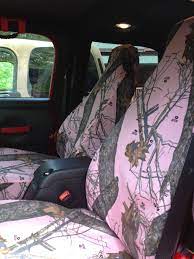Pink Mossy Oak Jeep Seat Covers