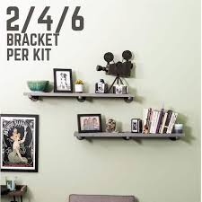 Wall Mounted Shelf Bracket Kit