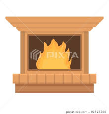 Restaurant Furnace Icon Cartoon Vector