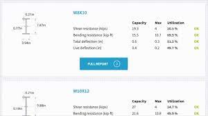 steel beam calculator detailed