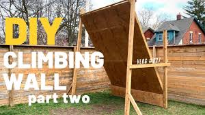 Building A Free Standing Climbing Wall