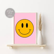 Smiley Print Printable Wall Art