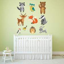 Woodland Animals Nursery Wall Sticker