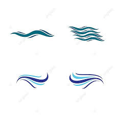 Water Wave Logo Vector Icon