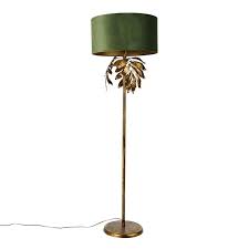 Vintage Floor Lamp Antique Gold With