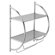 Curved Shelving Unit And Towel Rack