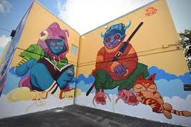 Mural By Ten Hun In Miami Florida