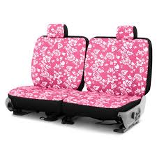 Hawaiian 3rd Row Pink Custom Seat Covers