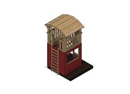 Diy Build Plans Outdoor Playhouse Two