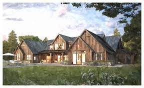 Modern Rustic Barn House Plan