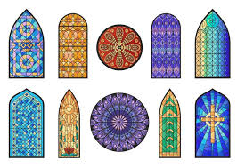 Stained Glass Window Vector Images