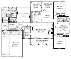 Floor Plan Country House Plans