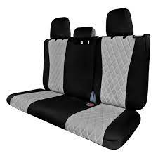 Fh Group Neoprene Custom Fit Seat Covers For 2023 Toyota Highlander Gray 3rd Row Set