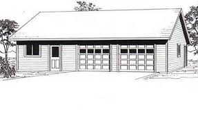 2 Car Garage With Attic Plan 1200