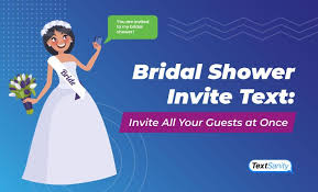 Bridal Shower Invite Texts Invite All