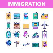 Immigration Icon Vector Art Icons And