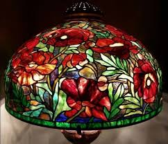 Multicolor Hand Painted Glass Lamp Shade