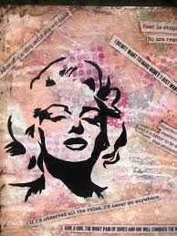 Marilyn Monroe Mixed Media Wall Art