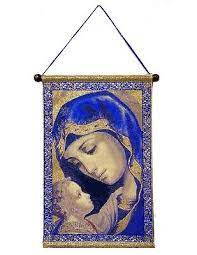 Virgin Mary Tapestry Wall Hanging