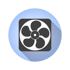 Electric Fan Icon Stock Vector By