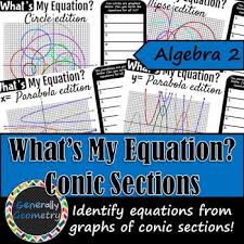 Writing Equations Of Conic Sections
