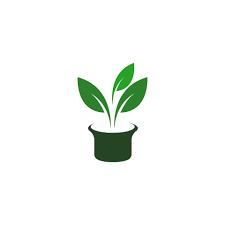 Flower Pot Icon Logo Design 9352568