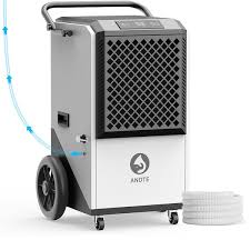 250 Pt 8 000 Sq Ft Heavy Duty Quiet Dehumidifier In White With Drain Hose And Pump For Basement Garage