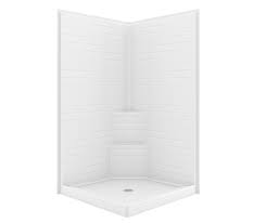 14242stns Acrylx Corner Center Drain