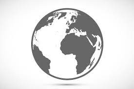 Globe Icon On Gray Globe Icon Globe