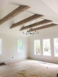 faux wood beams heights house jenna