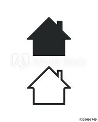 House Symbol Simple Flat Shape