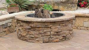 Patio Retaining Wall Outdoor Fire Pit