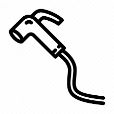 Bathroom Hose Spray Water Icon