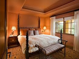 Orange Bedroom Interior Design Ideas