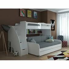 Aprodz Modern Designer Wooden Bunk Bed
