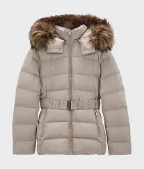 Women Fur Hooded Puffer Jacket The