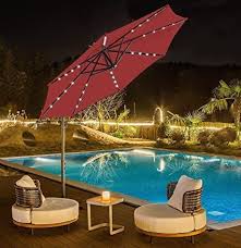 Solar Offset Hanging Umbrella