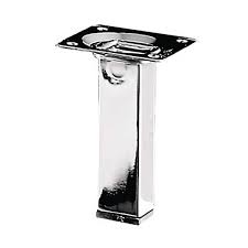 Hettich 3 9 In Chrome Square Table Leg