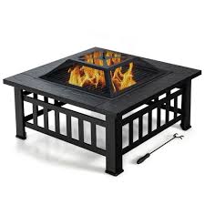 Patiojoy 3 In 1 Patio Fire Pit Table