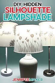 Diy Silhouette Lampshade Reveal