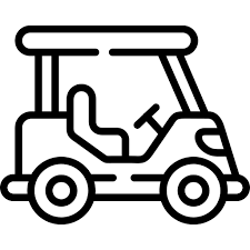 Golf Cart Free Transportation Icons