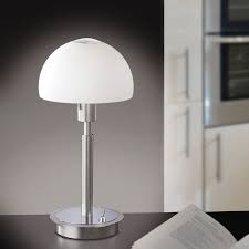 Modern Table Lamp Steel With Glass