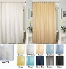 Polyester Plain Shower Curtains For