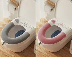 3pcs Toilet Seat Cover Pads Home Winter